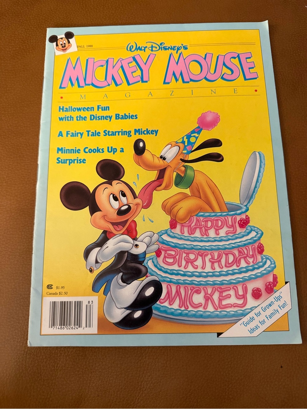 Walt Disney Mickey Mouse Magazine Fall 1988